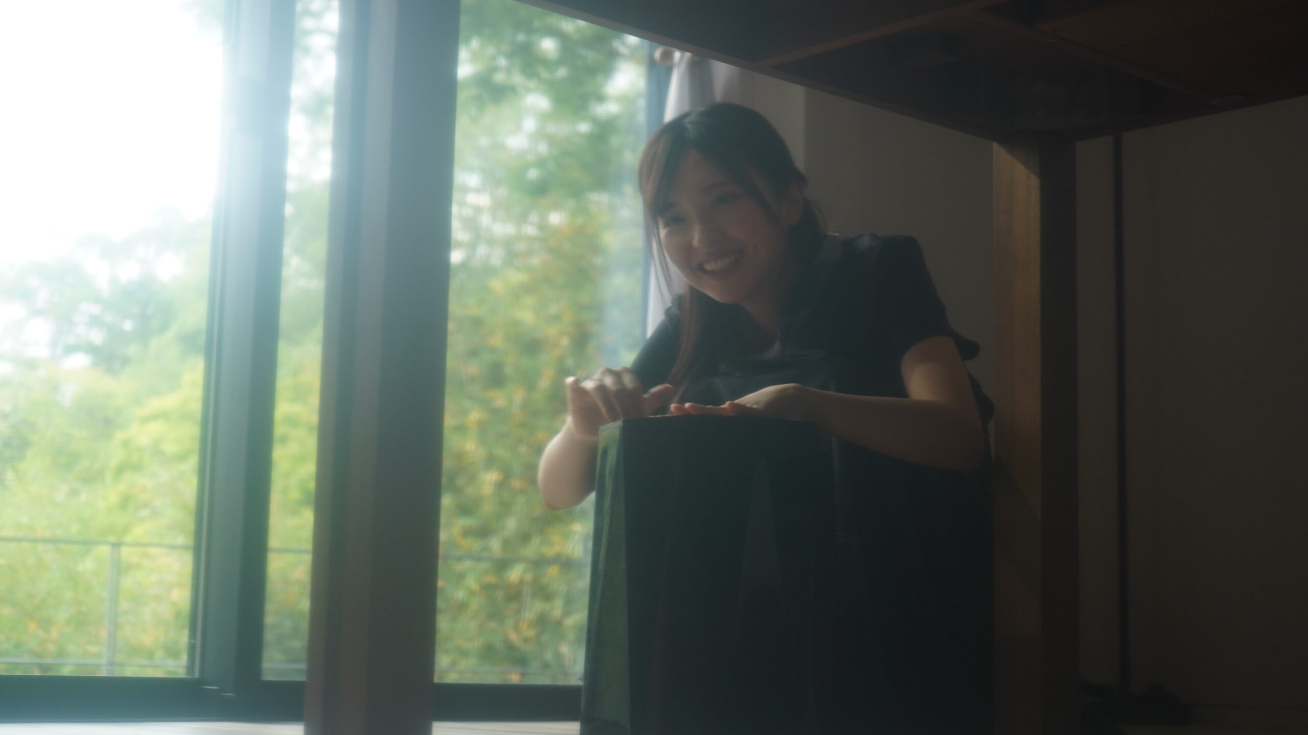 谷口彩菜 撮影オフショット